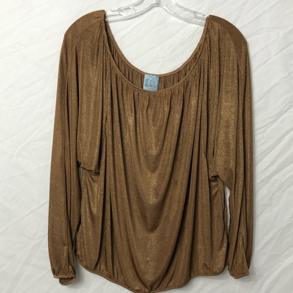 gold/copper long sleeve